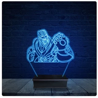 Luminária Led Acrilico Abajur - Thanos Manopla
