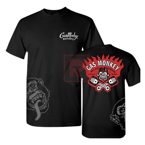 Camiseta Gas Monkey Garage Ref GMG 7b Shopee Brasil