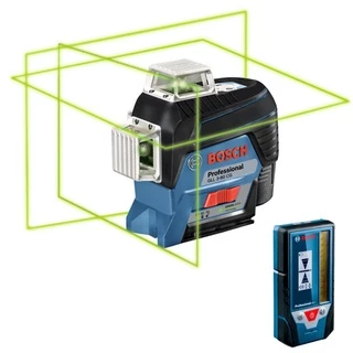 Nível à Laser de Linhas GLL 3-80 CG Linha Verde com Receptor LR 7 BOSCH