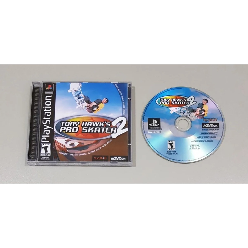 Ps1 - Tony Hawk 2 Tony Hawk's Pro Skater 2 - Leia a descrição