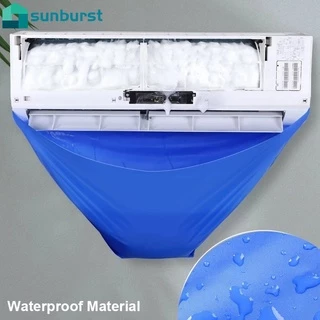 1 Pc Casa Reutilizável Ar Condicionado Limpeza Capa/Qualidade Premium Nylon Portátil À Prova De Poeira Impermeável Condicionador De Máquina De Proteção De Artefato