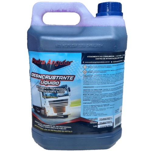 Limpa Alumínio Desincrustante Acido Limpa Baú Concentrado Intercap Pedra Angular 5 Lts