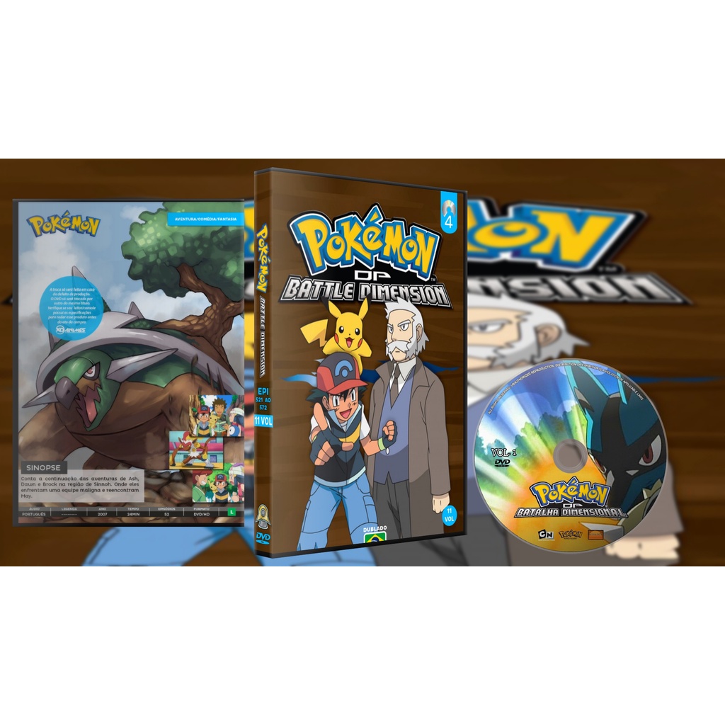 Dvd Anime Pokémon 11ª Temporada Batalha Dimensional Dublado