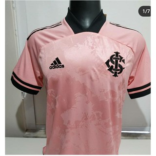 Camiseta de Futebol Feminina Do Inter Rosa Nova Baby Loock Justinha em Dry  Rosinha Com Bordado do Time Internacional Original Colorado