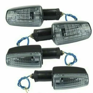 Kit Combo 4 Pisca Seta Sinaleira Completa Com Lâmpada Cg Titan Fan 125 150 Cb Xre 300 Cbx em Oferta na Shopee