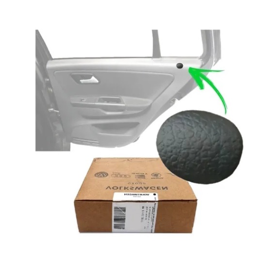 Tampa Pino Forro Porta Tras. Direito Fox Cinza Grafite ORIGINAL VOLKS