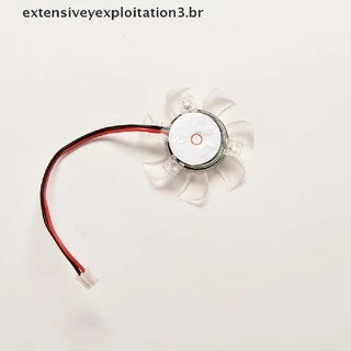 (Extensiveyexploitation3.Br) Dissipador De Calor De Placa De Vídeo Vga Gpu Cooler Fan 45mm 2pin Buraco Para Furo 39mm.