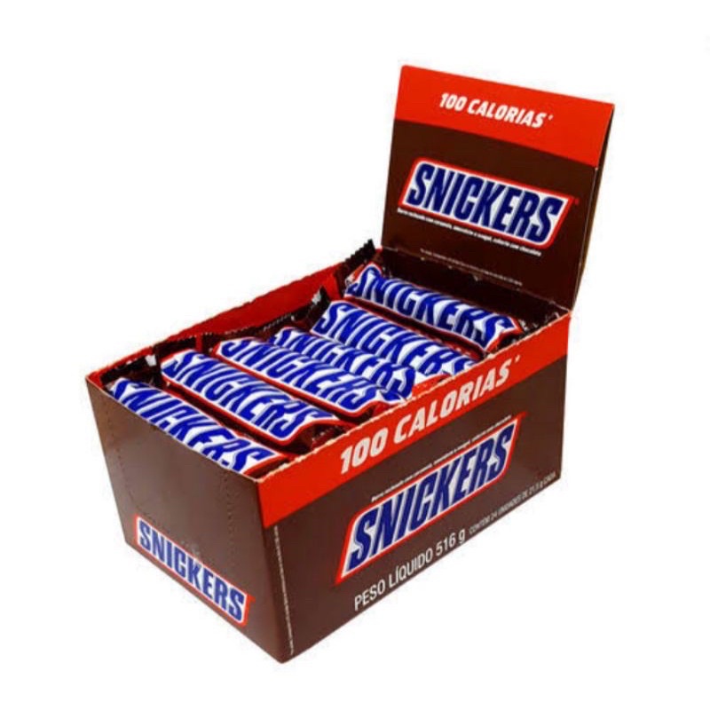 Caixa Snickers Com 20 Unidades Chocolate Mars | Shopee Brasil