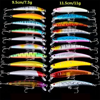 20pçs Isca Artificial De Pesca Kit Minnow