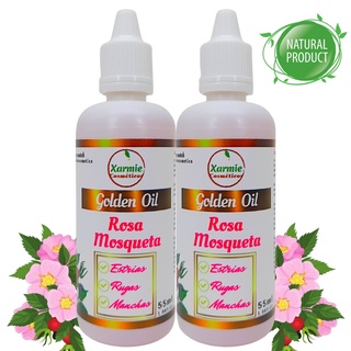 Óleo de Rosa Mosqueta para Rugas e Linhas de Expressão 110ml - 2 unidades de 55ml