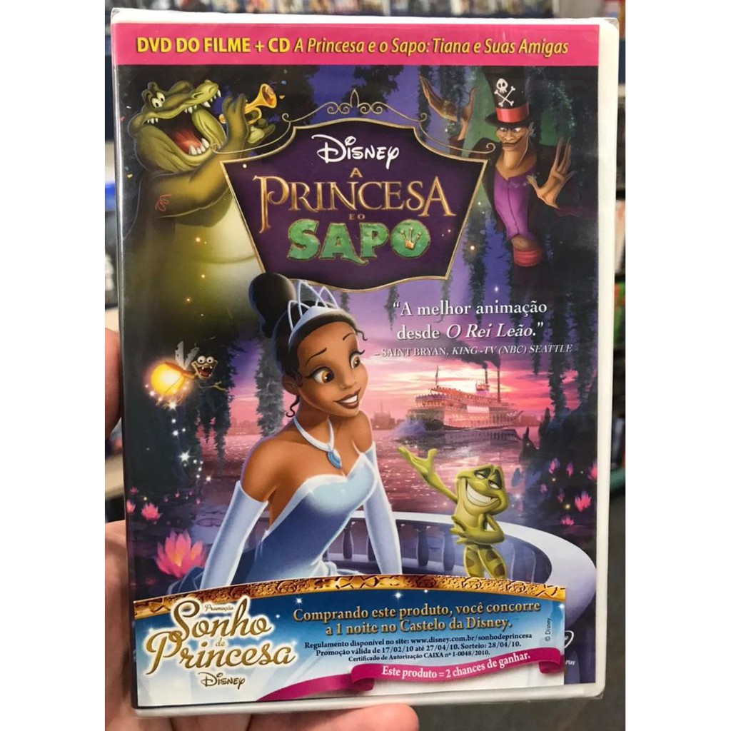 Dvd + Cd A Princesa E O Sapo Disney 2009 Original Dublado Novo | Shopee ...
