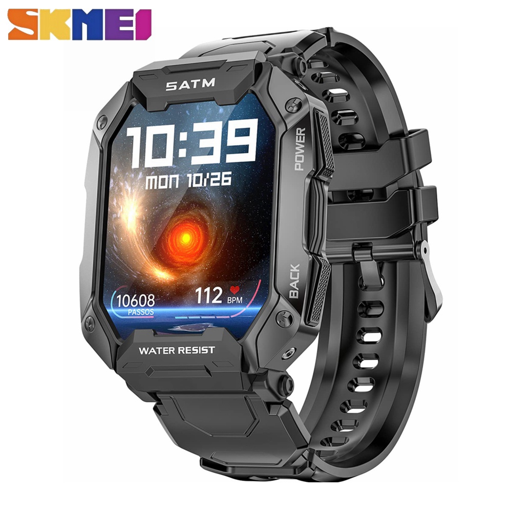 Relogio Esportivo SKMEI De 1 71 Polegadas multi Cena Modo Musica Meteorologica 5ATM Shopee Brasil