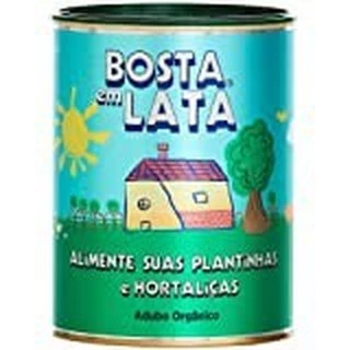 Adubo Fertilizante Orgânico Bosta em Lata Plantas e Horta 500gr