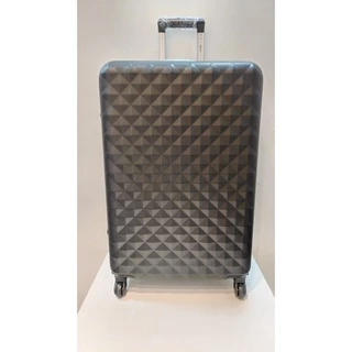 Mala de Viagem Grande Preta, 23kg para avião, em fibra.69x26x47. REF: 130