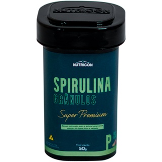 Alimento Ração Para Peixes Nutricon Spirulina Granulos 50Gr