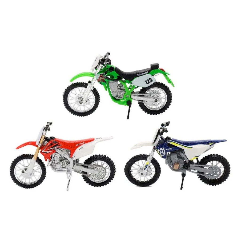 Miniaturas motos Motocross escala 1:22 - Kilumio