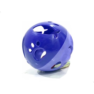 Brinquedo Bola Intuitiva P/ Gatos C/guizo Pet Feliz Savana - Azul lilas