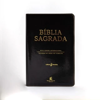 Bíblia NVI Leitura Perfeita | Palavras de Jesus em Vermelho | Couro Soft | Índice | Preto