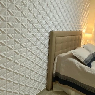 25 Placas Revestimento 3d Decora Parede Alto Relevo Painel