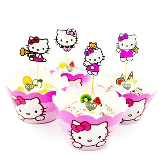 Totority 60 Pçs Cupcake Inserção De Bolo Animal Decoração De Cupcake Para  Meninas Decoração De Bolo Animal Decoração De Festa De Aniversário