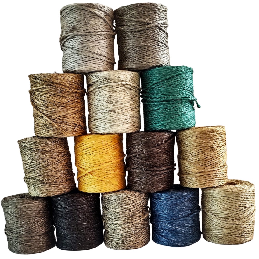 Fio de Sisal 2mm Colorido com Aprox 80m para Artesanatos e Decorações