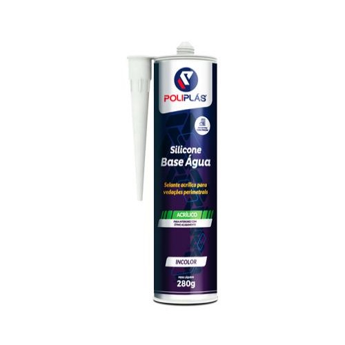Silicone Uso Geral/ Base Agua 400g/280g Branco/Incolor/Preto/Cinza ...