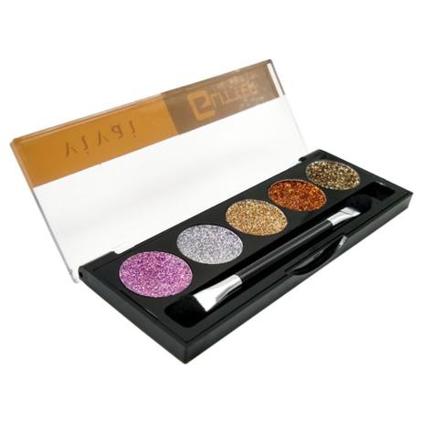 Paleta De Sombras Glitter Vivai Cor Shopee Brasil