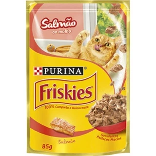 Ração Friskies Salmão Ao Molho 85G