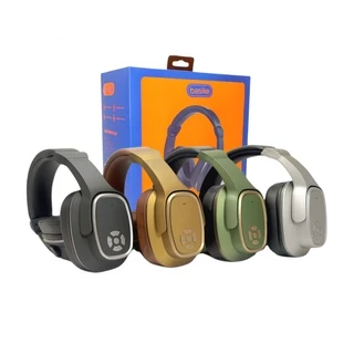 Fone de Ouvido Sem Fio Bluetooth ORIGINAL BASIKE Ba-fon6667 com Microfone vira Caixinha de Som Atende chamadas Telefônicas MODO FM