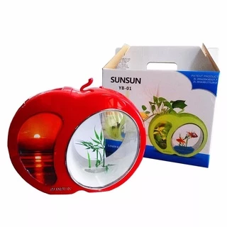 Sunsun Mini Aquario Yb-01 Led Acrilico 4l Bivolt