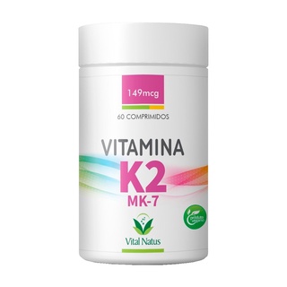 Vitamina K2 Mk7 Menaquinona 149mcg 60 comprimidos Suplemento Alimentar de Vitamina K Original Vitalnatus