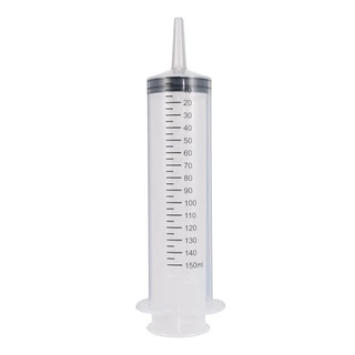 1pc Novo 150ML Grande Seringa De Plástico De Medição Reutilizáveis Para Líquidos Gels hengmaTimeVip