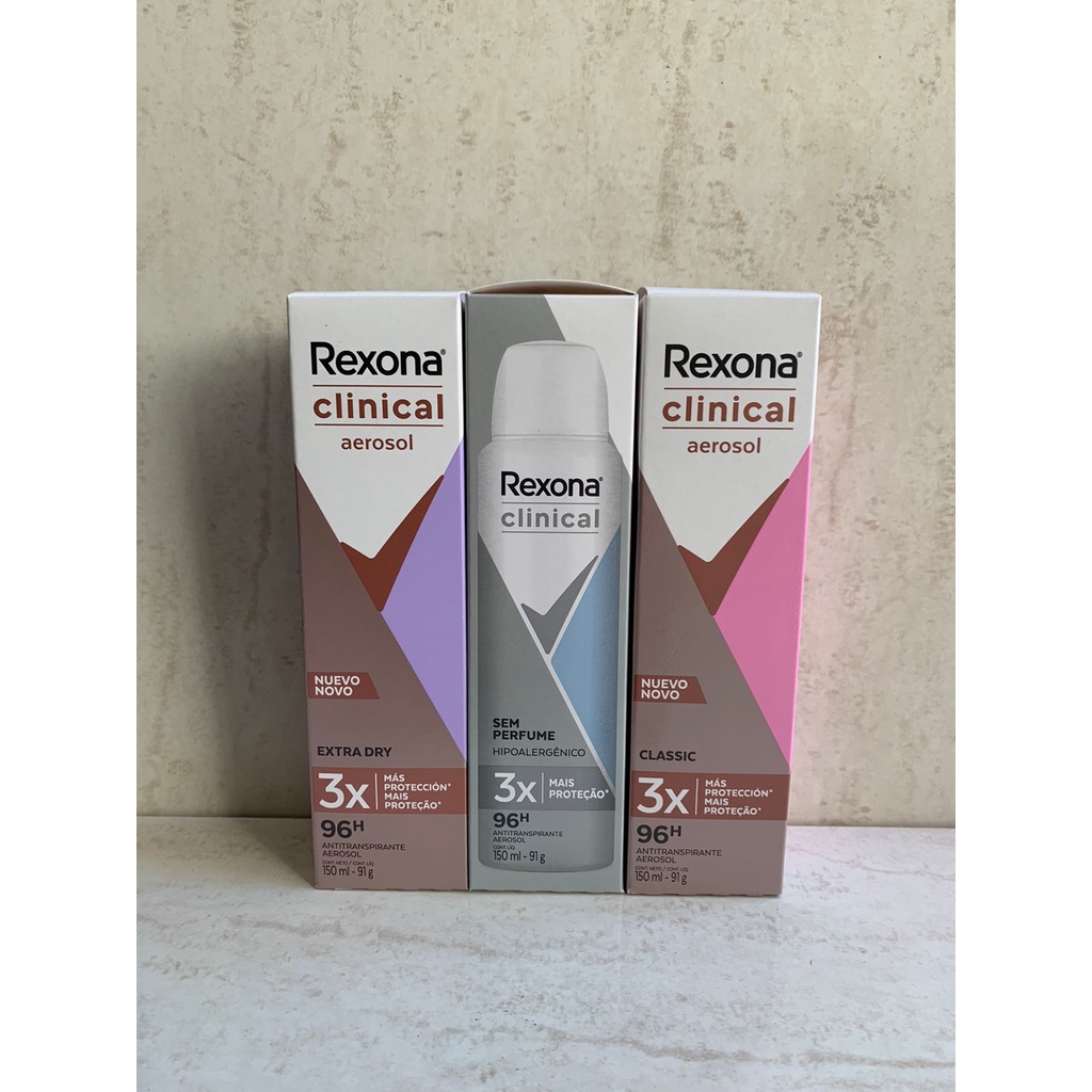 Comprar Desodorante Aerosol Rexona Clinical Classic 91g