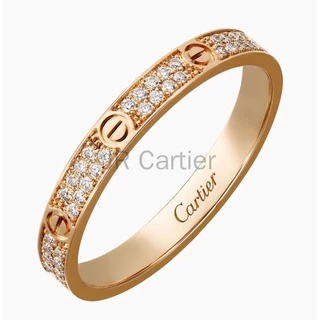 Novo Anel De Faixa De Casamento Love Com Ouro Diamante