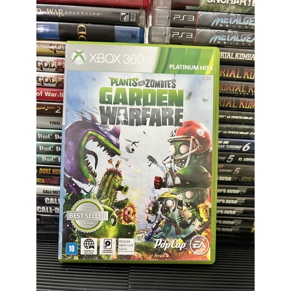 Plantas vs Zumbis - Jogo para Xbox 360 - Original - Mídia Física
