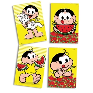 Quadros Decorativo Festas Festa Magali Melancia - 8 unidades - Festcolor - Rizzo Festas em Oferta na Shopee