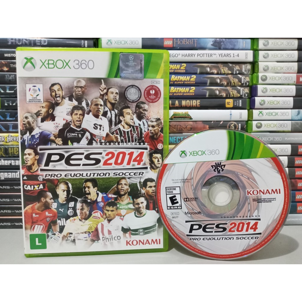 PES 2014 - XBOX 360  Evolução do futebol, Pro evolution soccer