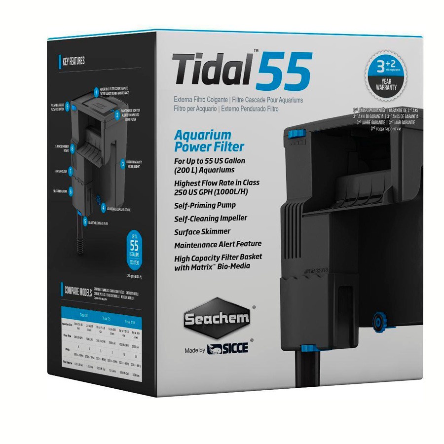 Filtro Externo Hang On Seachem Tidal 55 220v