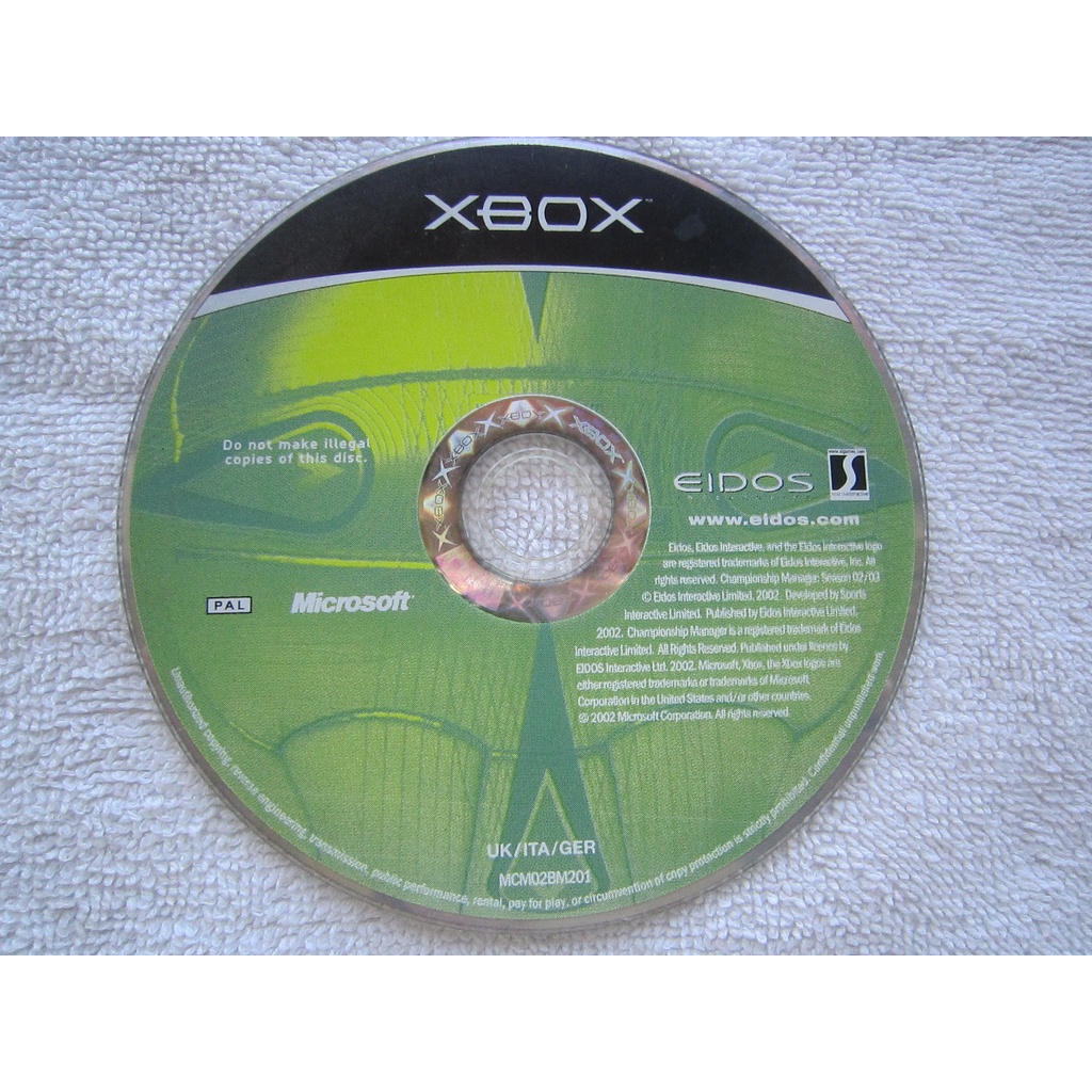 Jogo XBox Championship Manager Season 02/03