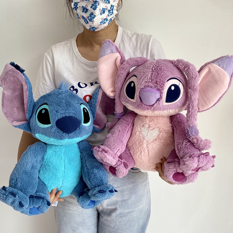 40cm Lilo E Stitch Pelúcia Stitch Fofo Angel Stitch Boneco Kawaii Para Crinaças/Presente De Aniversário