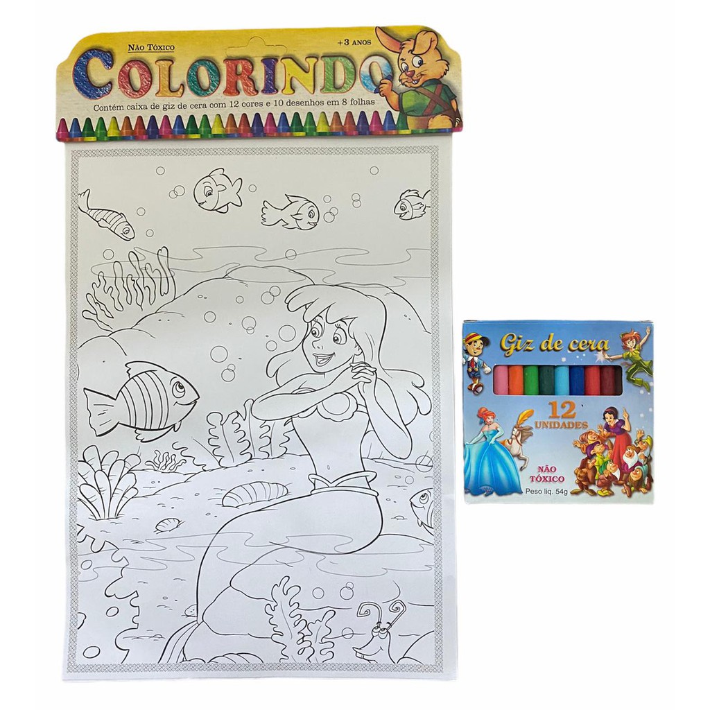 Livro de Colorir / Roblox / 15x21cm / 12 Desenhos
