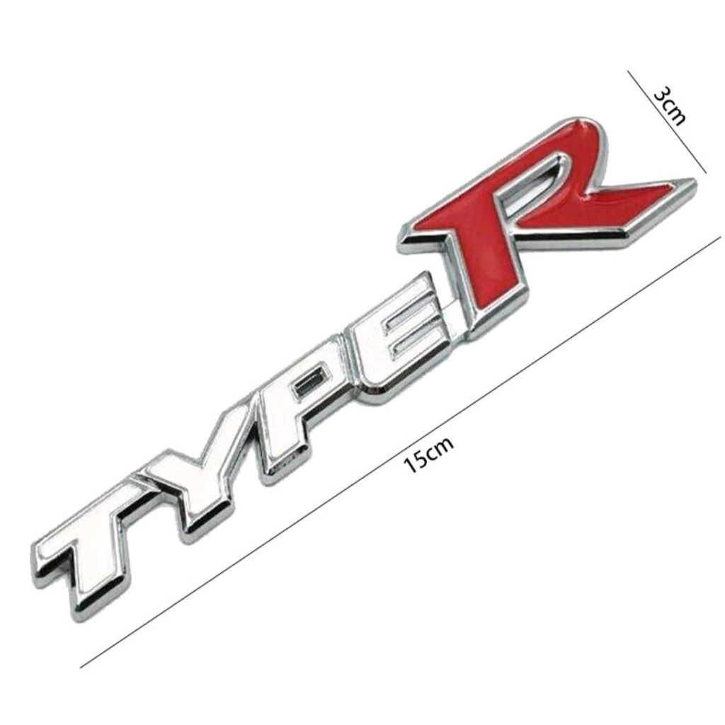 Emblema Honda Type R Metal | Shopee Brasil