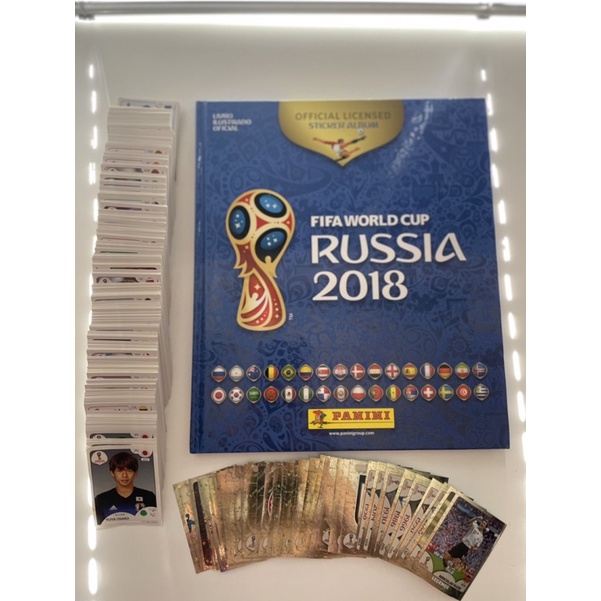 Álbum Copa Do Mundo 2018 Panini Completo Figurinhas Soltas Para Colar Kit Atualização