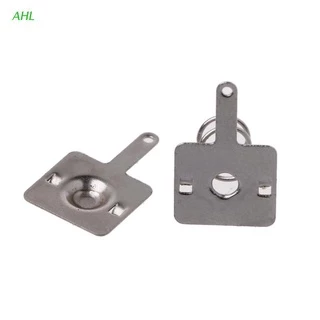 Ahl 50 Pares Conjunto Prato Metal Bateria Para Aa Contato Positivo Negativo