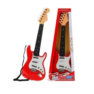 PROMOÇÃO - Guitarra Vermelha Rock N Roll Multikids BR1531 Do Re Mi Fun