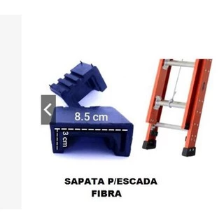 Pé De Borracha Para Escada Extensiva De Fibra