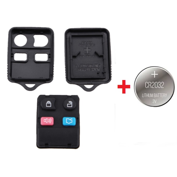 Capa Controle Alarme Ford Fiesta Ka + Bateria