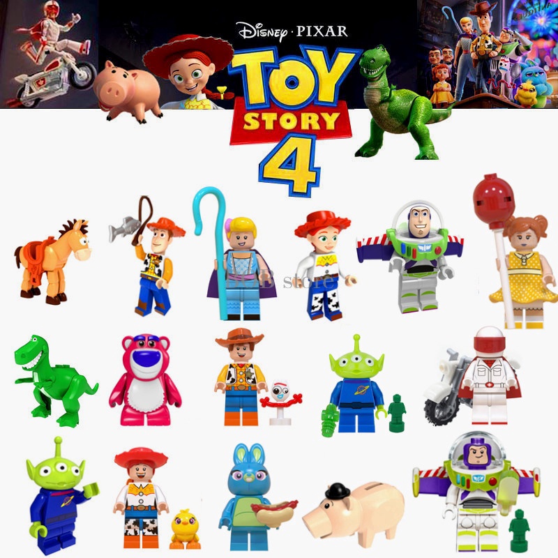 Conjunto Mini Figuras Disney Toy Story 4 C 5 Personagens - Alfabay - Cubo  Mágico - Quebra Cabeças - A loja de Profissionais e Colecionadores!