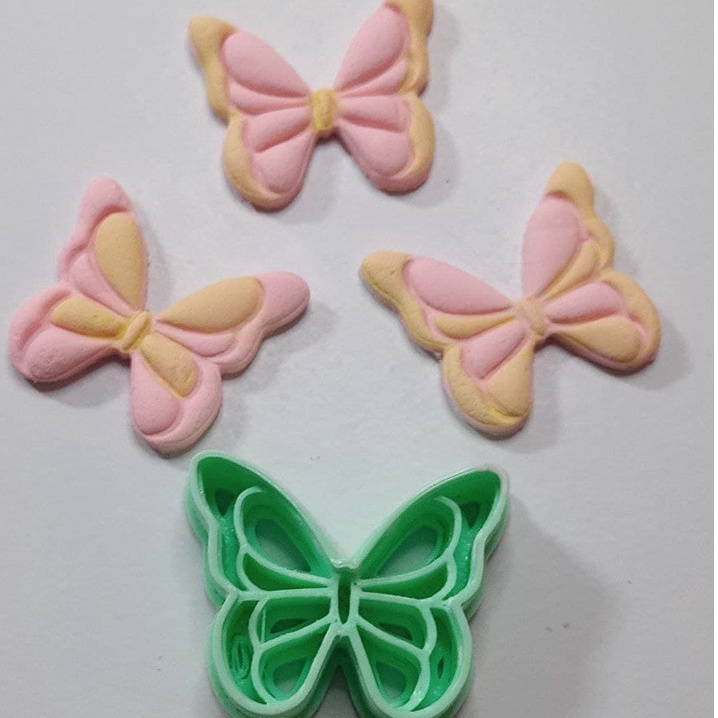 Cortador Borboleta para pasta americana, confeitaria 3cm Shopee Brasil