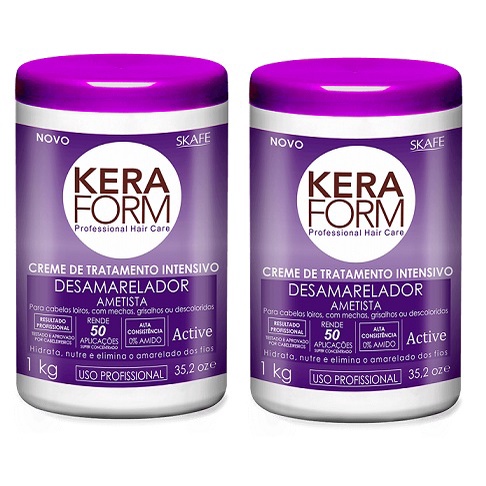 Kit 2 Und Creme Tratamento Intensivo Desamarelador 1kg